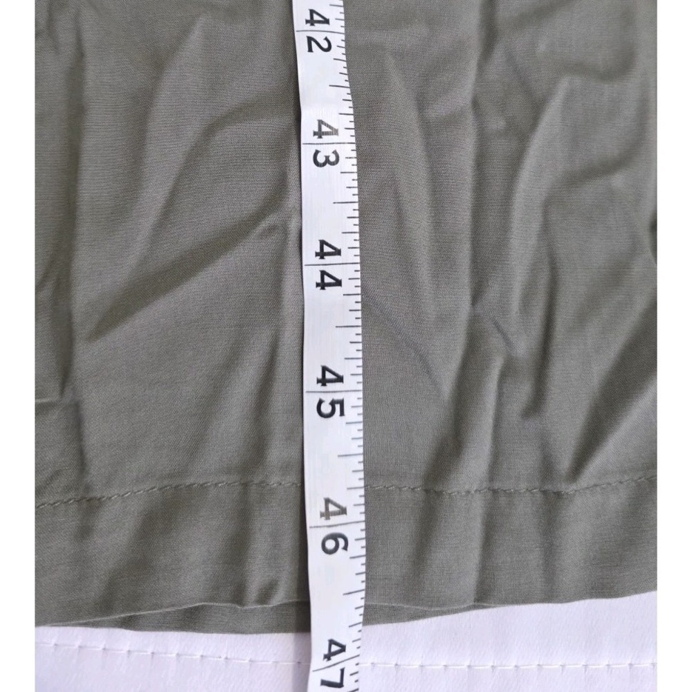 Esmara Shirt Dress Olive Green Button Front Tie Waist Long Sleeve NWT US 10 - Picture 11 of 11